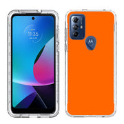 Vivid Orange Print Slim Cover For Motorola Moto G (Power, Stylus, Play, 5G), Print in USA