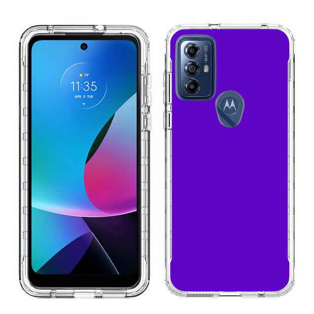 Blue Violet Print Slim Cover For Motorola Moto G (Power, Stylus, Play, 5G), Print in USA