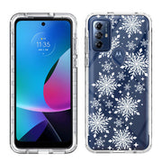 Snowflake 2 Print Slim Cover For Motorola Moto G (Power, Stylus, Play, 5G), Print in USA