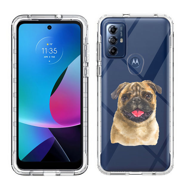 Dog Painting j Print Slim Cover For Motorola Moto G (Power, Stylus, Play, 5G), Print in USA