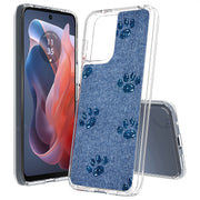 Paw Footprints Print Slim Cover For Motorola Moto G (Power, Stylus, Play, 5G), Print in USA