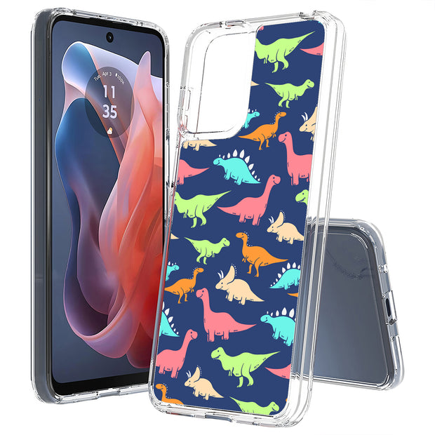 Dinosaur 1 Print Slim Cover For Motorola Moto G (Power, Stylus, Play, 5G), Print in USA