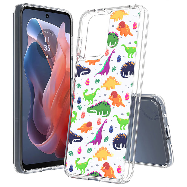 Dinosaur 7 Print Slim Cover For Motorola Moto G (Power, Stylus, Play, 5G), Print in USA