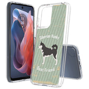 Husky Dog Print Slim Cover For Motorola Moto G (Power, Stylus, Play, 5G), Print in USA