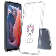 Unicorn Kitty Print Slim Cover For Motorola Moto G (Power, Stylus, Play, 5G), Print in USA