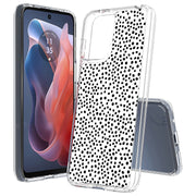 Polka Dot Blk2 Print Slim Cover For Motorola Moto G (Power, Stylus, Play, 5G), Print in USA