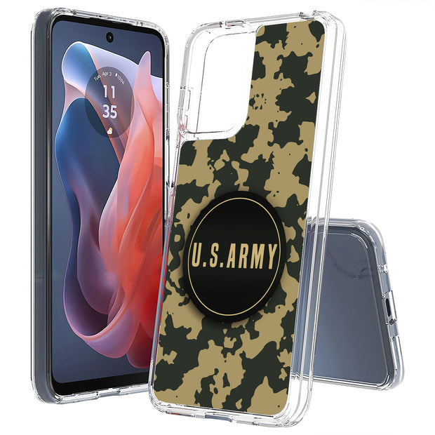 US Army 1 Print Slim Cover For Motorola Moto G (Power, Stylus, Play, 5G), Print in USA