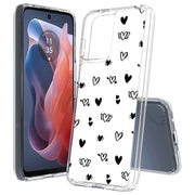 Flying Hearts Print Slim Cover For Motorola Moto G (Power, Stylus, Play, 5G), Print in USA