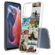 Go West Collage Print Slim Cover For Motorola Moto G (Power, Stylus, Play, 5G), Print in USA