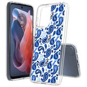 Blue Bandana Print Slim Cover For Motorola Moto G (Power, Stylus, Play, 5G), Print in USA