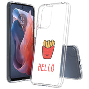 Hello Fries Print Slim Cover For Motorola Moto G (Power, Stylus, Play, 5G), Print in USA