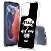 Rebel Skull Print Slim Cover For Motorola Moto G (Power, Stylus, Play, 5G), Print in USA