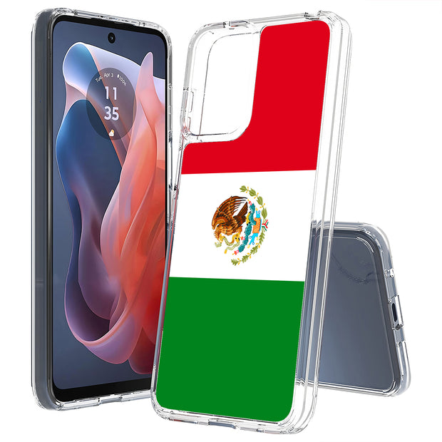 Flag Mexico Print Slim Cover For Motorola Moto G (Power, Stylus, Play, 5G), Print in USA