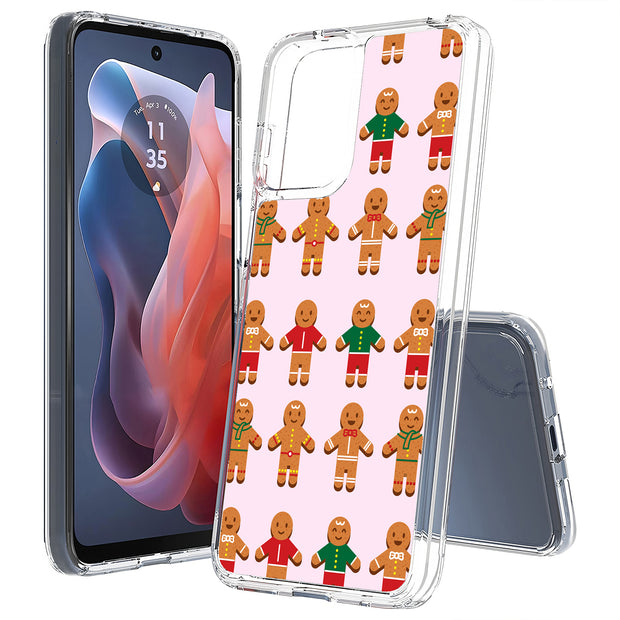 Gingerbread Man Print Slim Cover For Motorola Moto G (Power, Stylus, Play, 5G), Print in USA