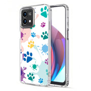 Paw Color 2 Print Slim Cover For Motorola Moto G (Power, Stylus, Play, 5G), Print in USA