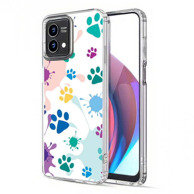 Paw Color 2 Print Slim Cover For Motorola Moto G (Power, Stylus, Play, 5G), Print in USA