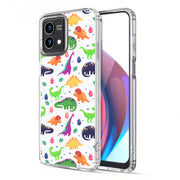 Dinosaur 7 Print Slim Cover For Motorola Moto G (Power, Stylus, Play, 5G), Print in USA