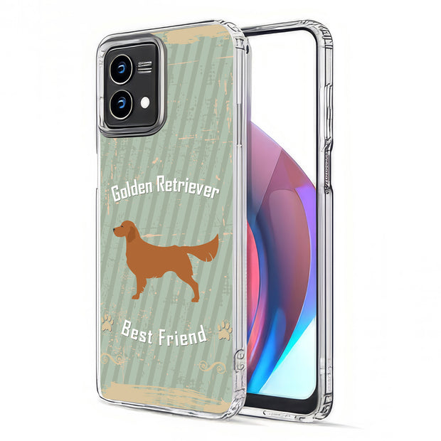 Retriever Dog Print Slim Cover For Motorola Moto G (Power, Stylus, Play, 5G), Print in USA