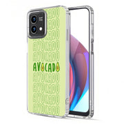 Avocado Text  Print Slim Cover For Motorola Moto G (Power, Stylus, Play, 5G), Print in USA