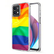 Rainbow LGBTQ Print Slim Cover For Motorola Moto G (Power, Stylus, Play, 5G), Print in USA