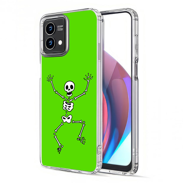 Skeleton Dance Print Slim Cover For Motorola Moto G (Power, Stylus, Play, 5G), Print in USA