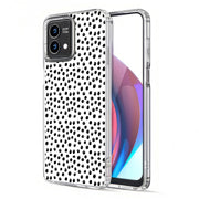 Polka Dots Blk Print Slim Cover For Motorola Moto G (Power, Stylus, Play, 5G), Print in USA