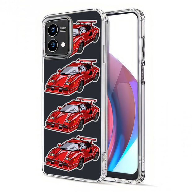 Lambo Countach Print Slim Cover For Motorola Moto G (Power, Stylus, Play, 5G), Print in USA