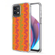 Purple Grn Vine Print Slim Cover For Motorola Moto G (Power, Stylus, Play, 5G), Print in USA