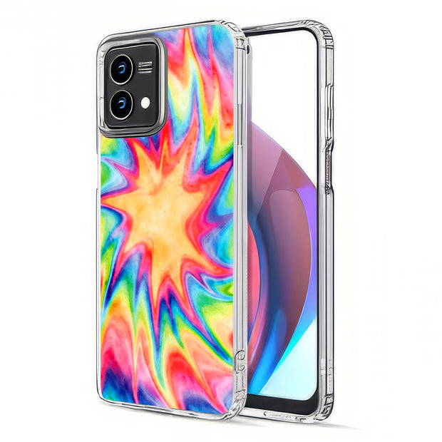 Tie Dye Trippy Print Slim Cover For Motorola Moto G (Power, Stylus, Play, 5G), Print in USA