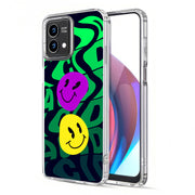 Acid Smile Face Print Slim Cover For Motorola Moto G (Power, Stylus, Play, 5G), Print in USA