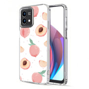 Juicy Peach Print Slim Cover For Motorola Moto G (Power, Stylus, Play, 5G), Print in USA