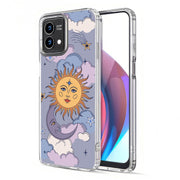 Sun Moon Stars Print Slim Cover For Motorola Moto G (Power, Stylus, Play, 5G), Print in USA