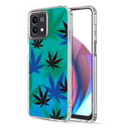 Marijuana Blue Print Slim Cover For Motorola Moto G (Power, Stylus, Play, 5G), Print in USA