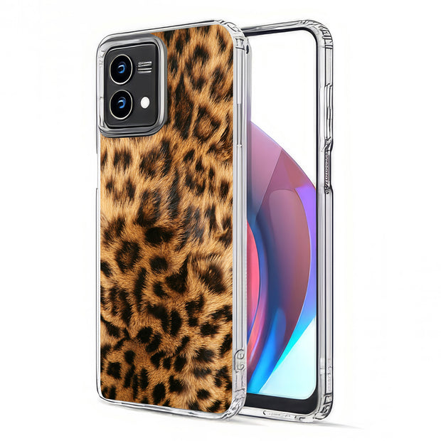 Leopard Skin Print Slim Cover For Motorola Moto G (Power, Stylus, Play, 5G), Print in USA