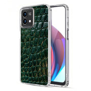 Green Alligator Print Slim Cover For Motorola Moto G (Power, Stylus, Play, 5G), Print in USA