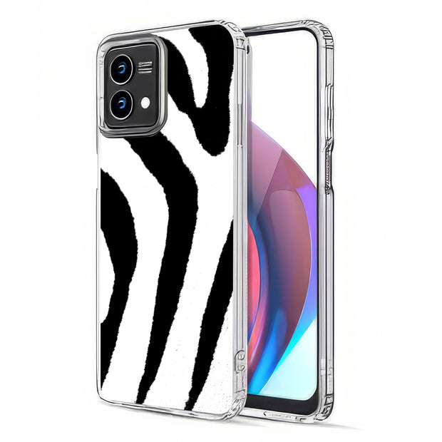 Zebra Stripe Print Slim Cover For Motorola Moto G (Power, Stylus, Play, 5G), Print in USA