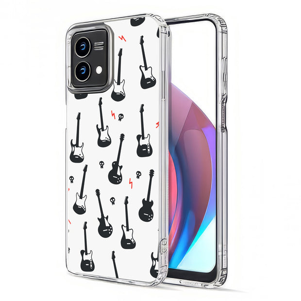 Rock Guitar Print Slim Cover For Motorola Moto G (Power, Stylus, Play, 5G), Print in USA