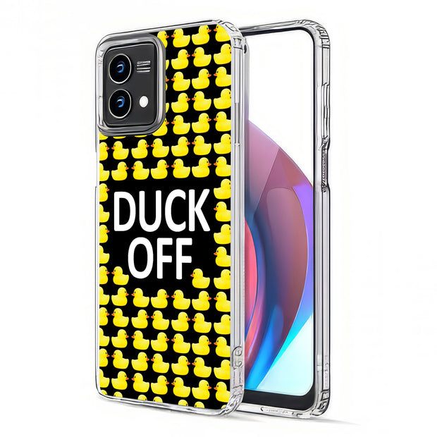 Duck OFF Print Slim Cover For Motorola Moto G (Power, Stylus, Play, 5G), Print in USA