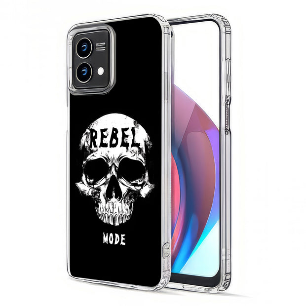 Rebel Skull Print Slim Cover For Motorola Moto G (Power, Stylus, Play, 5G), Print in USA