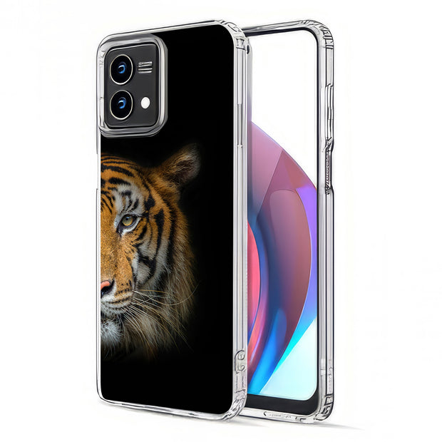 Tiger Photo Print Slim Cover For Motorola Moto G (Power, Stylus, Play, 5G), Print in USA