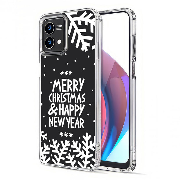 Merry Christmas Print Slim Cover For Motorola Moto G (Power, Stylus, Play, 5G), Print in USA