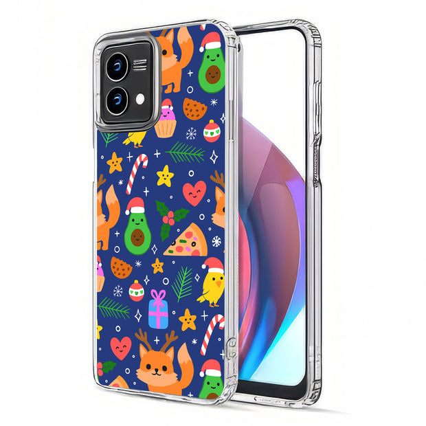 Cute Xmas Print Slim Cover For Motorola Moto G (Power, Stylus, Play, 5G), Print in USA