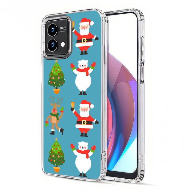 Cute Christmas Print Slim Cover For Motorola Moto G (Power, Stylus, Play, 5G), Print in USA