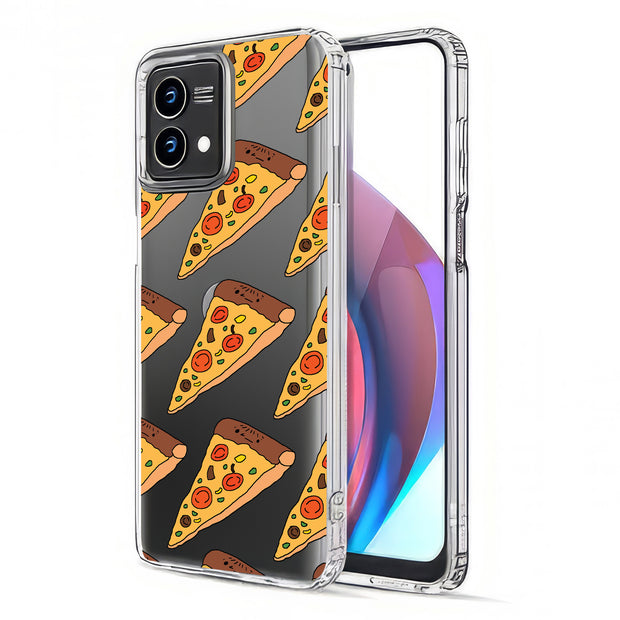 Pizza Print Slim Cover For Motorola Moto G (Power, Stylus, Play, 5G), Print in USA