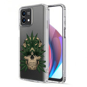 Marijuana Skull Print Slim Cover For Motorola Moto G (Power, Stylus, Play, 5G), Print in USA