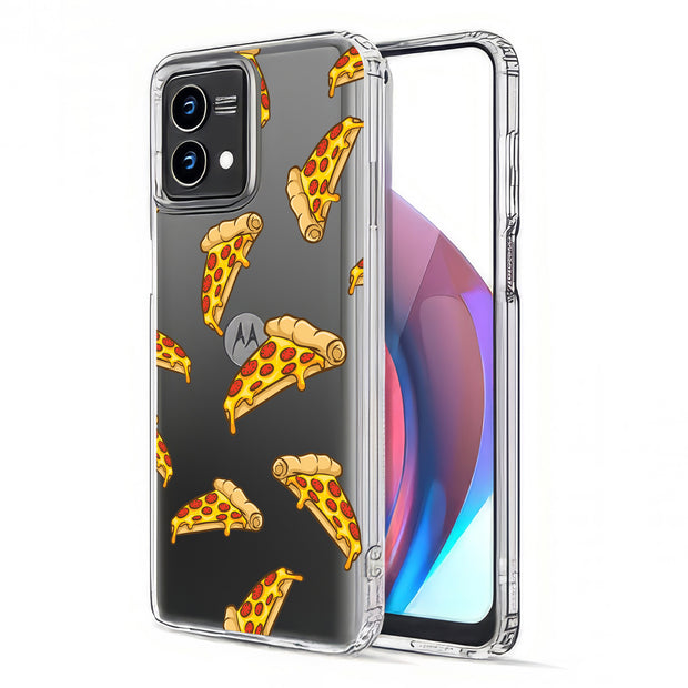 Yummy Pizza Print Slim Cover For Motorola Moto G (Power, Stylus, Play, 5G), Print in USA