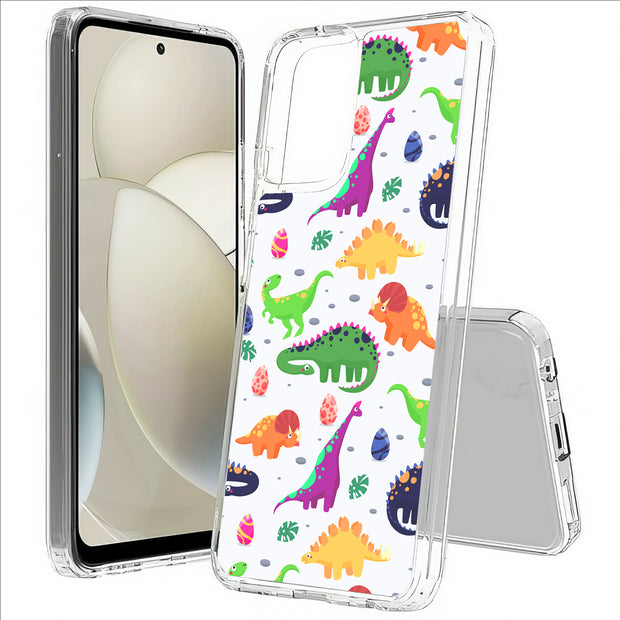 Dinosaur 7 Print Slim Cover For Motorola Moto G (Power, Stylus, Play, 5G), Print in USA