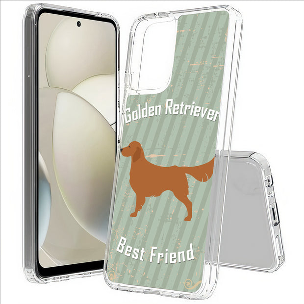 Retriever Dog Print Slim Cover For Motorola Moto G (Power, Stylus, Play, 5G), Print in USA