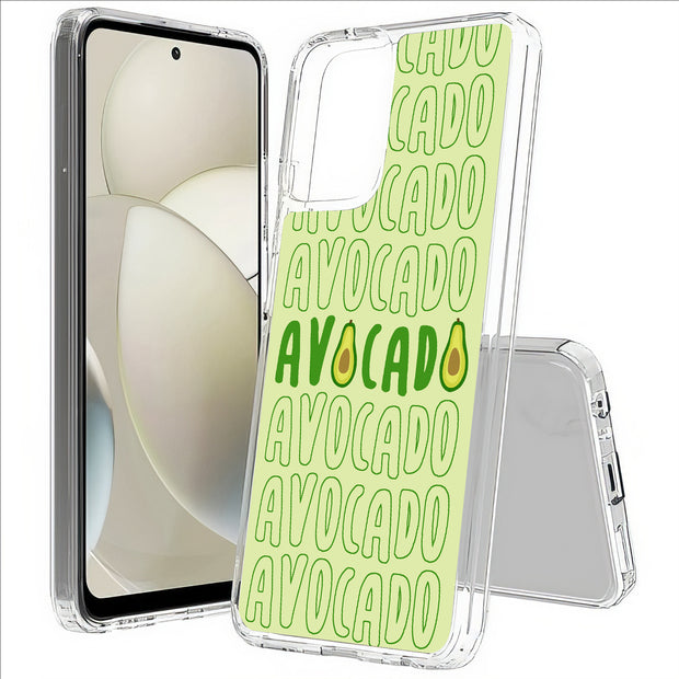 Avocado Text  Print Slim Cover For Motorola Moto G (Power, Stylus, Play, 5G), Print in USA