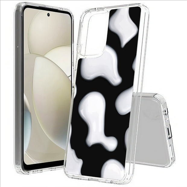 CowHide Black Print Slim Cover For Motorola Moto G (Power, Stylus, Play, 5G), Print in USA